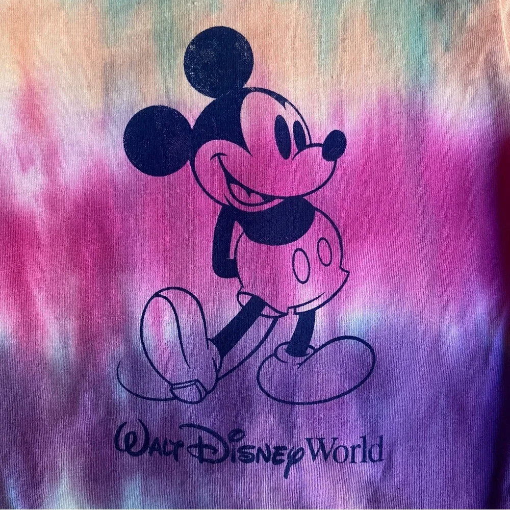 NWT Disney Baby Bodysuit Walt Disney World Mickey Mouse Tie Dye Onesie 6M